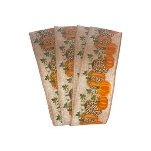 2.5” Leopard Pumpkin Wired Ribbon Cheetah Fall Autumn Fall Crafts Decor